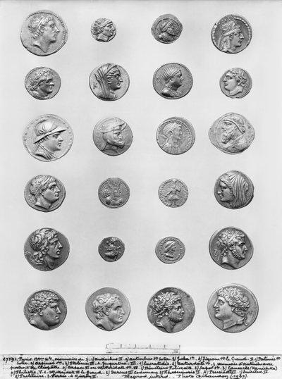 Twenty four coins by Greek